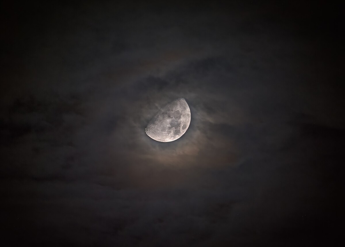 Cloudy Moon